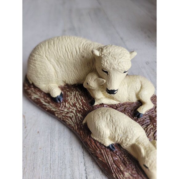 Vintage‎ sheep nativity chalkware home decor figure religious - Picture 2 of 7